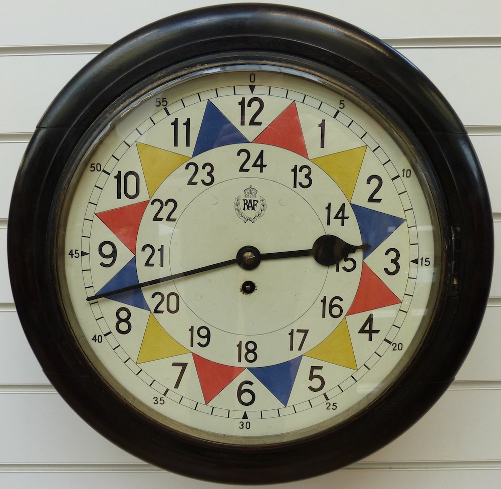 A Second World War RAF Sector Clock Sold For £4800