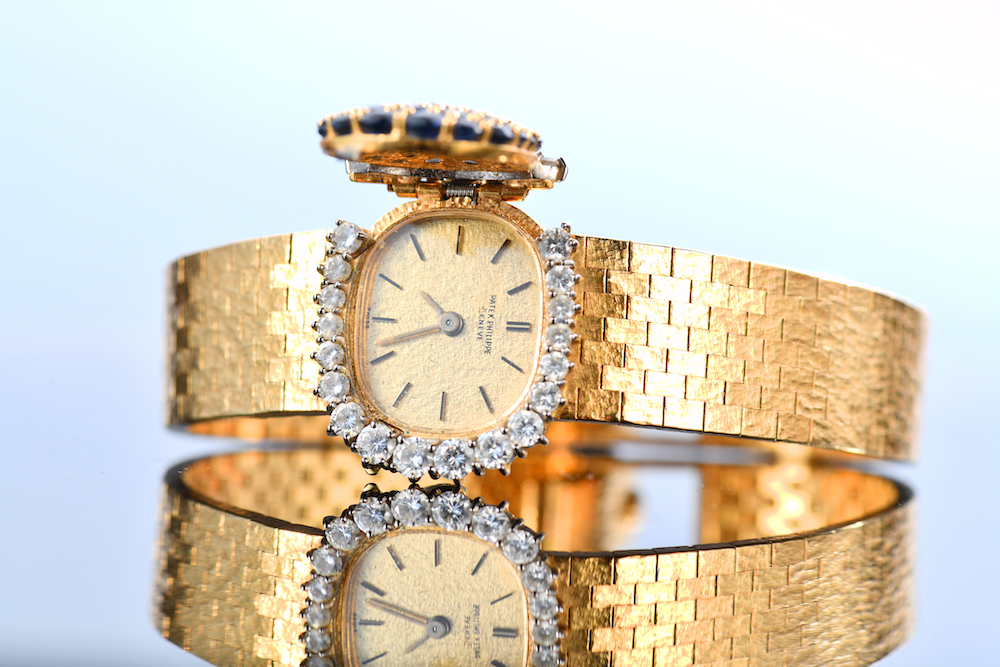 Patek Philippe 18Ct Gold Ladies Bracelet Wristwatch, Sold For £9000