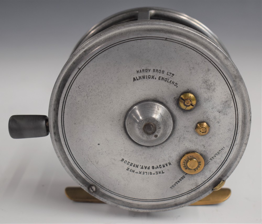 Hardy Silex No2 Wide Bodied Salmon Fly Fishing Reel. Sold For £130