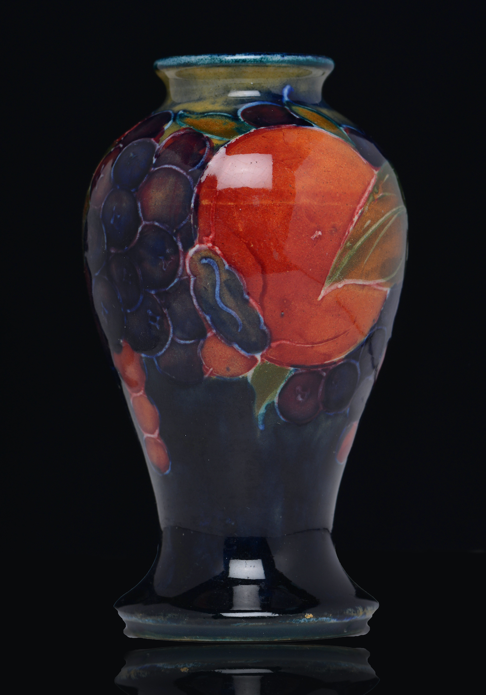 Moorcroft Pottery Vase In The Pomegranate Pattern Sold £1,400